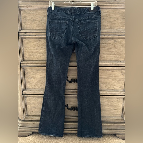 Express Boot Cut Denim Jeans EUC Stella Boot Cut Dark Wash Flare - Picture 6 of 14